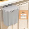 Kitchen Improvement |  9L Trash Can Wall Mounted Hanging Bin For Kitchen Cabinet Door With Lid Kitchen Improvement 9L Trash Can Wall Mounted Hanging Bin For Kitchen Cabinet Door With Lid