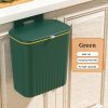 Kitchen Improvement |  9L Trash Can Wall Mounted Hanging Bin For Kitchen Cabinet Door With Lid Kitchen Improvement 9L Trash Can Wall Mounted Hanging Bin For Kitchen Cabinet Door With Lid