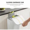 Kitchen Improvement |  9L Trash Can Wall Mounted Hanging Bin For Kitchen Cabinet Door With Lid Kitchen Improvement 9L Trash Can Wall Mounted Hanging Bin For Kitchen Cabinet Door With Lid