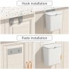 Kitchen Improvement |  9L Trash Can Wall Mounted Hanging Bin For Kitchen Cabinet Door With Lid Kitchen Improvement 9L Trash Can Wall Mounted Hanging Bin For Kitchen Cabinet Door With Lid