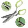 Kitchen Improvement |  Kitchen Scissor, Stainless Steel 5 Blade Kitchen Gadget, Multi-Layer Herb Scissors Cookware, Cutleries & Mugs Cookware, Cutleries & Mugs