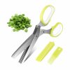 Kitchen Improvement |  Kitchen Scissor, Stainless Steel 5 Blade Kitchen Gadget, Multi-Layer Herb Scissors Cookware, Cutleries & Mugs Cookware, Cutleries & Mugs