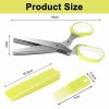 Kitchen Improvement |  Kitchen Scissor, Stainless Steel 5 Blade Kitchen Gadget, Multi-Layer Herb Scissors Cookware, Cutleries & Mugs Cookware, Cutleries & Mugs