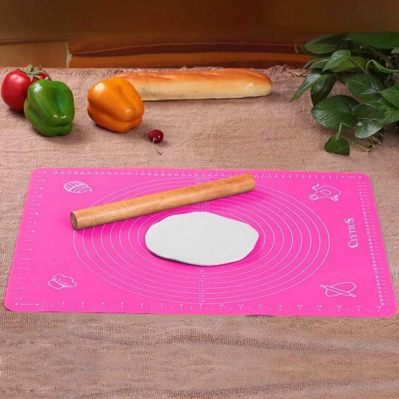 Kitchen Improvement |  Non-Stick Silicone Dough Mat Kitchen Improvement Green