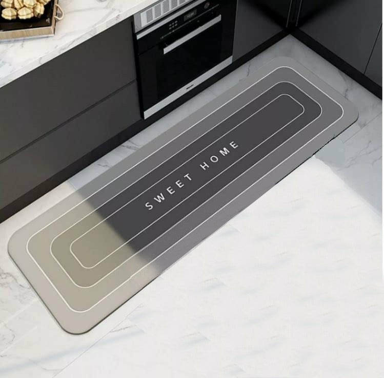 Kitchen Improvement |  Super Absorbent Quick Dry Non-Slip Floor Mat For Kitchen, Bathroom, Bathtub Home & Decor 1