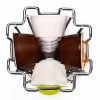 Kitchen Organization |  24 Coffee Pod Holder – Rotating Chrome Tower Storage Stand For Coffee Capsules Cookware, Cutleries & Mugs 24 Coffee Pod Holder - Rotating Chrome Tower Storage Stand For Coffee Capsules