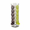 Kitchen Organization |  24 Coffee Pod Holder – Rotating Chrome Tower Storage Stand For Coffee Capsules Cookware, Cutleries & Mugs 24 Coffee Pod Holder - Rotating Chrome Tower Storage Stand For Coffee Capsules