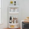 Kitchen Organization |  360° Rotating Bathroom Corner Storage Shelf – Multi-Layer Organizer For Kitchen, Countertop Bath & Laundry 360° Rotating Bathroom Corner Storage Shelf - Multi-Layer Organizer For Kitchen, Countertop