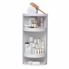 Kitchen Organization |  360° Rotating Bathroom Corner Storage Shelf – Multi-Layer Organizer For Kitchen, Countertop Bath & Laundry 360° Rotating Bathroom Corner Storage Shelf - Multi-Layer Organizer For Kitchen, Countertop