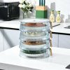 Kitchen Organization |  4 Layer Insulated Kitchen Space Saving Vegetable Fruits Platter Stackable Storage Rack Cookware, Cutleries & Mugs 4 Layer Insulated Kitchen Space Saving Vegetable Fruits Platter Stackable Storage Rack