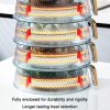 Kitchen Organization |  4 Layer Insulated Kitchen Space Saving Vegetable Fruits Platter Stackable Storage Rack Cookware, Cutleries & Mugs 4 Layer Insulated Kitchen Space Saving Vegetable Fruits Platter Stackable Storage Rack