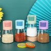 Kitchen Organization |  Measurable Mini Salt Control Bottle With Top Press Button Food Dispensers & Storage Food Dispensers & Storage