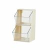 Kitchen Organization |  Multi-Layer Desktop Dustproof Storage Rack, Coffee Tea Bag Organizer Box Kitchen Organization Dark Green