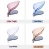 Kitchen Organization |  Self Draining Soap Holder Leaf Shape Soap Box Bath & Laundry Bathroom Organization