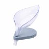 Kitchen Organization |  Self Draining Soap Holder Leaf Shape Soap Box Bath & Laundry Bathroom Organization