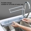 Kitchen Organization |  Telescopic Sink Holder Rack Expandable Storage Kitchen Organization Grey