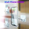 Mobile & Computer Accessories |  Wall Mounted Telescopic Mobile Phone Holder Bracket Diy & Gadgets Black