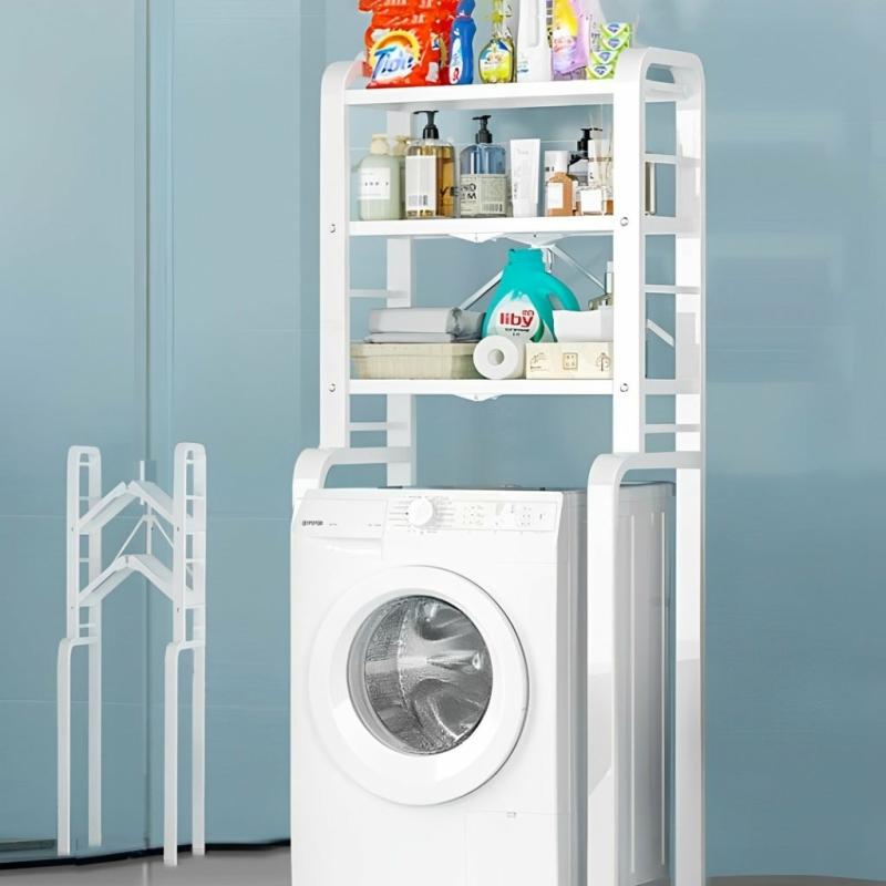 Racks & Storage |  Multi-Layer Laundry Shelf Rack, Washing Machine Storage Organizer Stand Bath & Laundry Bathroom & Laundry Supplies