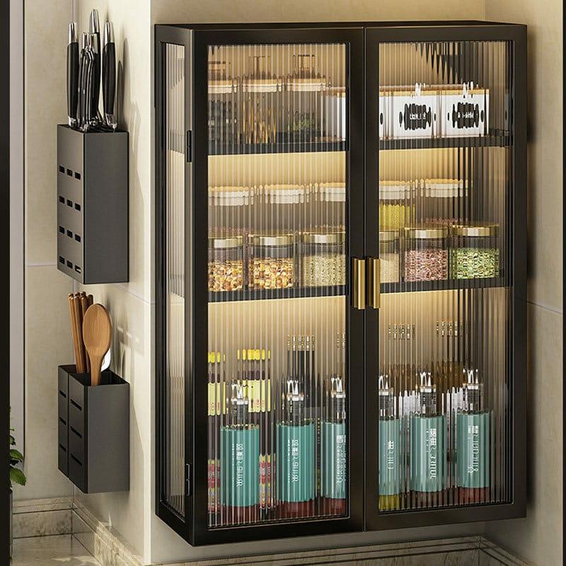 Racks & Storage |  Multi-Purpose Storage Cabinet, Rack Shelf Organizer For Bathroom, Kitchen, Bedroom Home & Decor Black