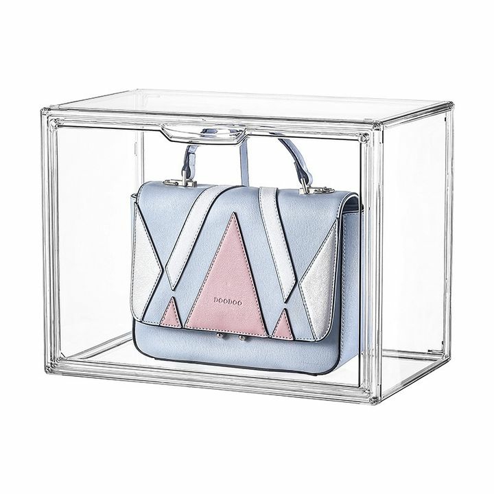 Racks & Storage |  Stackable Luxury Transparent Bag Storage Dustproof Display Box Home & Decor Racks & Storage