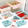 Refrigeration & Storage |  4 Pcs Adjustable Fridge Storage Basket Kitchen Supplies 4 Pcs Adjustable Fridge Storage Basket