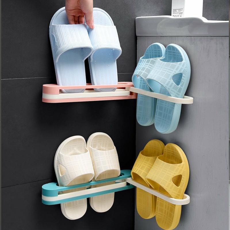 Shoe Racks & Cabinets |  3 In 1 Foldable Slipper Rack – Sandals Holder For Household Organization (1Pc) Home & Decor 3 In 1 Foldable Slipper Rack - Sandals Holder For Household Organization (1Pc)