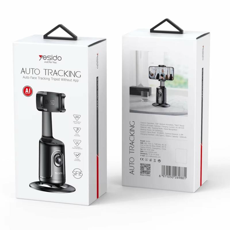 Tech & Gadgets |  Wireless 360° Auto Face Tracking Tripod – Ai Stabilizer With Rotation Diy & Gadgets Tech & Gadgets