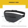 Travel Essentials |  Crossbody Fanny Pack Bag, Unisex Waist Bag, Fashion Travel  Sports Chest Bag Travel & Outdoor Black