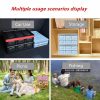 Travel Essentials |  Foldable Large Capacity Outdoor Picnic Car Trunk Storage Box Camping Goods & Supplies Black