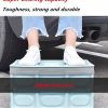 Travel Essentials |  Foldable Large Capacity Outdoor Picnic Car Trunk Storage Box Camping Goods & Supplies Black