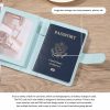 Travel Essentials |  Passport Holder Travel Organizer Wallet , Card Holder Storage  Bag Travel & Outdoor Black