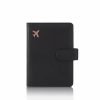 Travel Essentials |  Passport Holder Travel Organizer Wallet , Card Holder Storage  Bag Travel & Outdoor Black