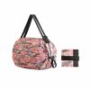 Travel Packing & Organization |  Reusable Foldable Shopping Bag, Lightweight Sports Grocery Shopping Outdoor Bag Travel & Outdoor Camouflage Pink