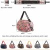 Travel Packing & Organization |  Reusable Foldable Shopping Bag, Lightweight Sports Grocery Shopping Outdoor Bag Travel & Outdoor Camouflage Pink