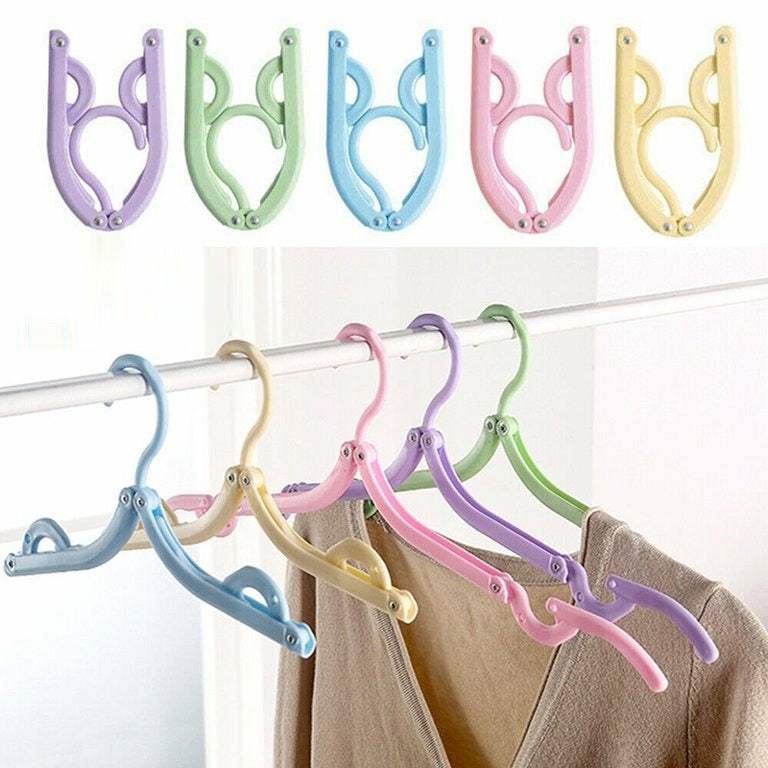 Wardrobe & Organization |  Magic Clothes Drying Rack Compact Foldable Cloth Hanger Home & Decor Green