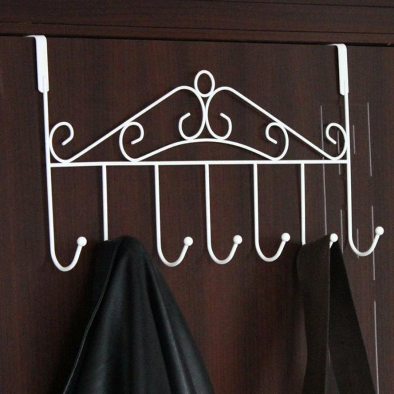 Wardrobe & Organization |  Space Saving Stainless Steel Door Hanger Home & Decor Black