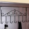 Wardrobe & Organization |  Space Saving Stainless Steel Door Hanger Home & Decor Black