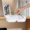 Wardrobe & Organization |  Wall Mounted Eye Glass Holder, Eye Wear Organizer, Storage Rack For Sun Glasses Home & Decor Grey