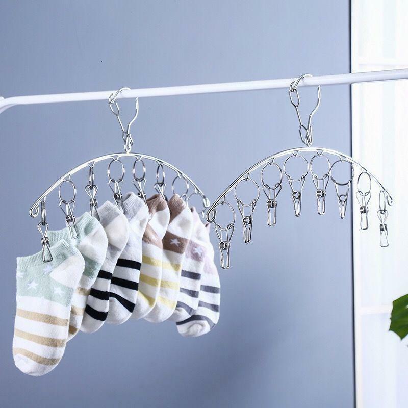 Bathroom & Laundry Supplies |  20 Clips Stainless Steel Clothes Drying Hanger, Underwear Socks Clothing Rack Clips Bath & Laundry 20 Clips Stainless Steel Clothes Drying Hanger, Underwear Socks Clothing Rack Clips