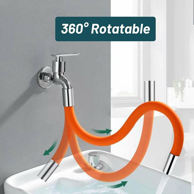 Bathroom & Laundry Supplies |  360° Flexible Shaped Flex Faucet Extender Tube, Faucet Attachment(50 Cm) With Leak-Proof Gasket Threaded Connector Bath & Laundry 360° Flexible Shaped Flex Faucet Extender Tube, Faucet Attachment(50 Cm) With Leak-Proof Gasket Threaded Connector