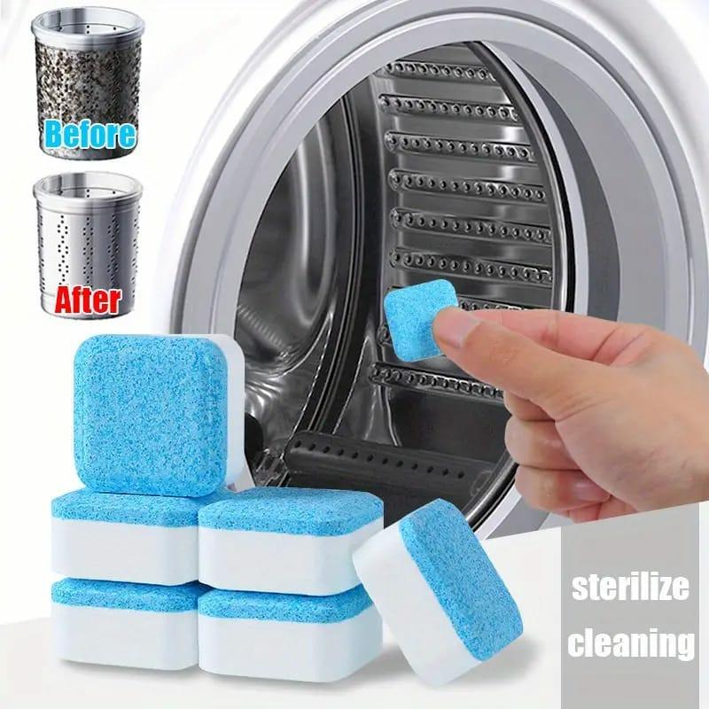 Bathroom & Laundry Supplies |  Washing Machine Cleaning Tablet 12 Pcs – Effervescent Detergent For Deep Cleaning Laundry Appliances Bath & Laundry Bathroom & Laundry Supplies