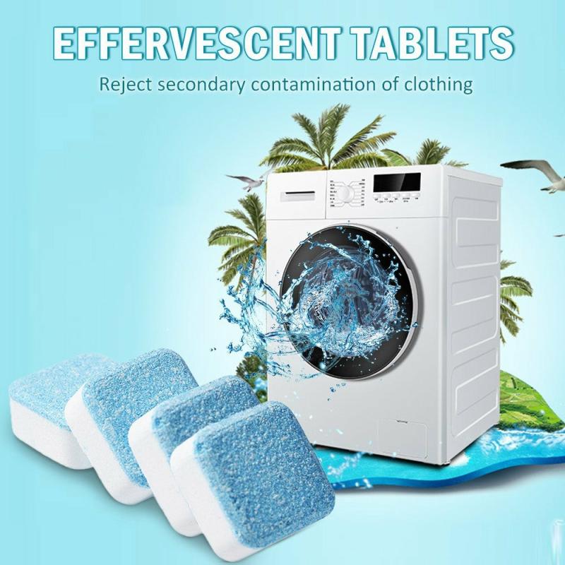 Bathroom & Laundry Supplies |  Washing Machine Cleaning Tablet 12 Pcs – Effervescent Detergent For Deep Cleaning Laundry Appliances Bath & Laundry Bathroom & Laundry Supplies