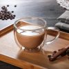 Cookware, Cutleries & Mugs |  Double Wall Glass Cups With Handle – Transparent Tea Coffee Mugs [2 Pcs] Cookware, Cutleries & Mugs Cookware, Cutleries & Mugs