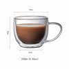 Cookware, Cutleries & Mugs |  Double Wall Glass Cups With Handle – Transparent Tea Coffee Mugs [2 Pcs] Cookware, Cutleries & Mugs Cookware, Cutleries & Mugs