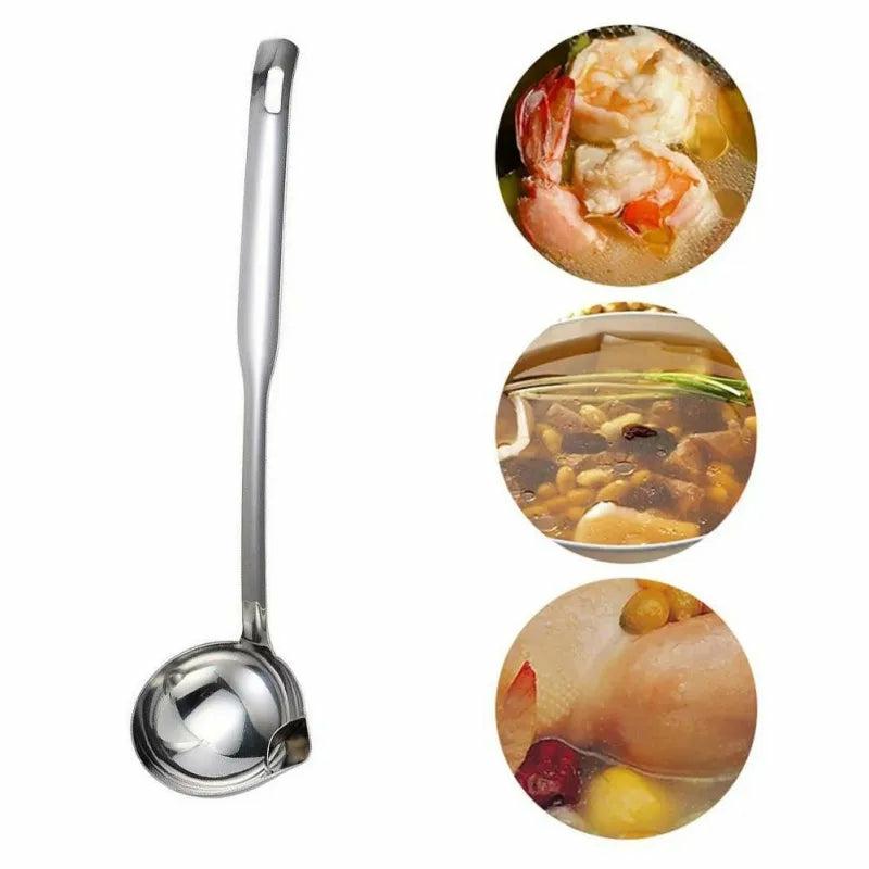 Cookware, Cutleries & Mugs |  Stainless Steel Oil Separating Skimmer Spoon Cookware, Cutleries & Mugs Cookware, Cutleries & Mugs