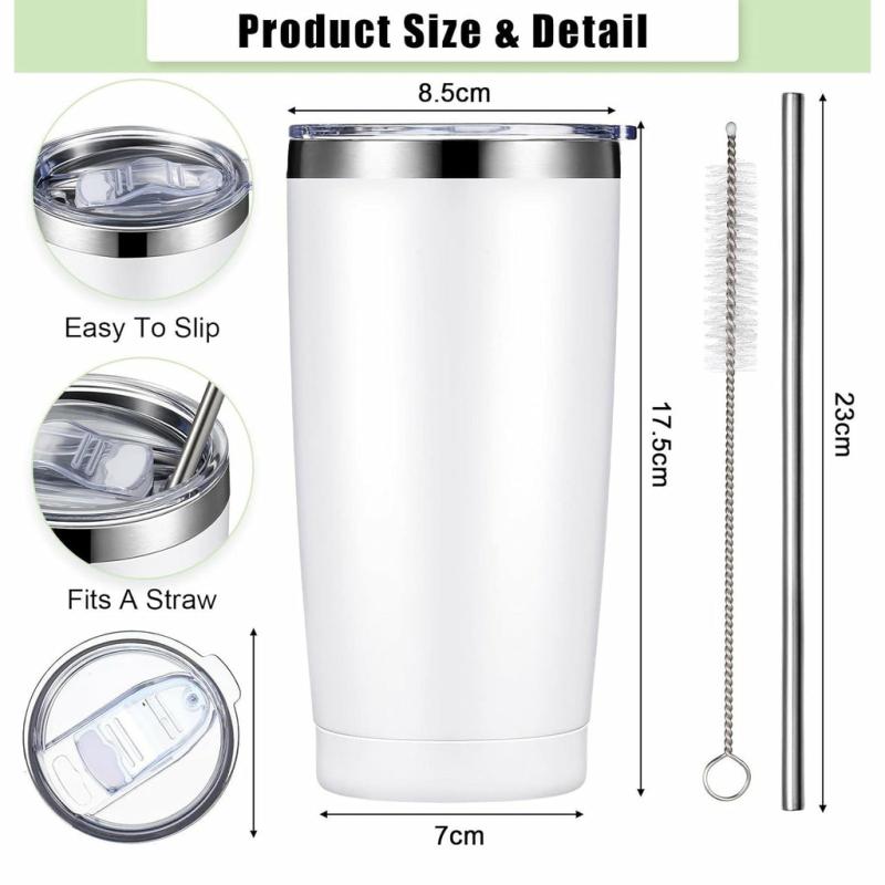 Cookware, Cutleries & Mugs |  Stainless Steel Thermal Travel Tumbler With Lid – Hot And Cold Beverage Cup Cookware, Cutleries & Mugs Blue