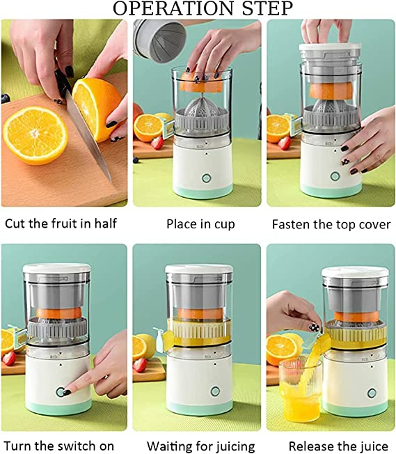 Juicers, Blenders & Grinders |  Portable Usb Charging Electric Citrus Juicer Rechargeable Hands-Free Squeezer Juicers, Blenders & Grinders Juicers, Blenders & Grinders