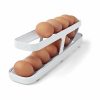 Kitchen Organization |  Rolling Egg Dispenser, Fridge Egg Organizer, Egg Storage Rack, Holder For Refrigerator Kitchen Organization Kitchen Organization