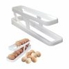 Kitchen Organization |  Rolling Egg Dispenser, Fridge Egg Organizer, Egg Storage Rack, Holder For Refrigerator Kitchen Organization Kitchen Organization