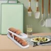 Kitchen Organization |  Rolling Egg Dispenser, Fridge Egg Organizer, Egg Storage Rack, Holder For Refrigerator Kitchen Organization Kitchen Organization